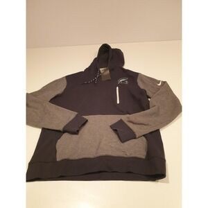 Michigan State Spartans Hoodie Mens Large Black Gray NCAA College Nike Fleece